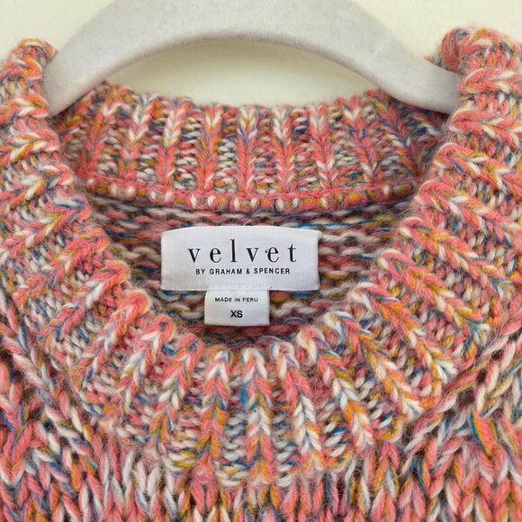 Velvet by Graham & Spencer Trix Alpaca & Wool-Blend Sweater XS - Picture 4 of 6